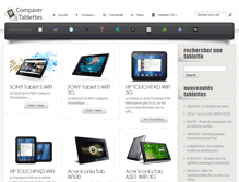 Tablet Screenshot of comparer-tablettes.fr